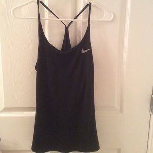 Black Nike Dri-Fit Tank - Like New - Racerback